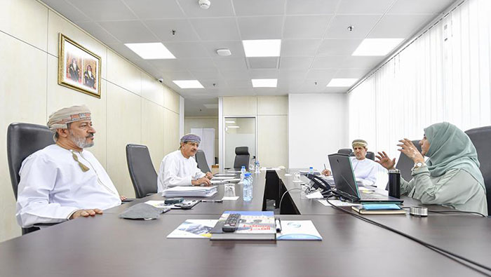 Panel evaluating entries for  Bilaram Bin Haitham award