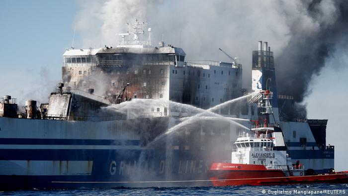 Passenger found alive two days after Greek ferry fire