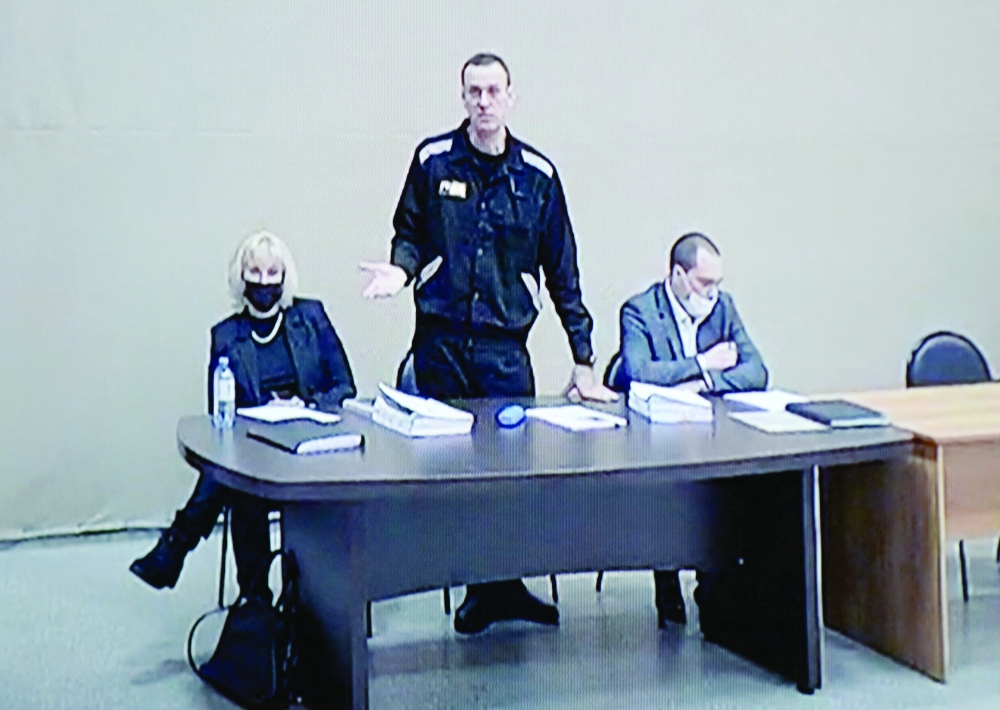 محاكمة جديدة للمعارض نافالني يواجه فيها عقوبة السجن 10سنوات