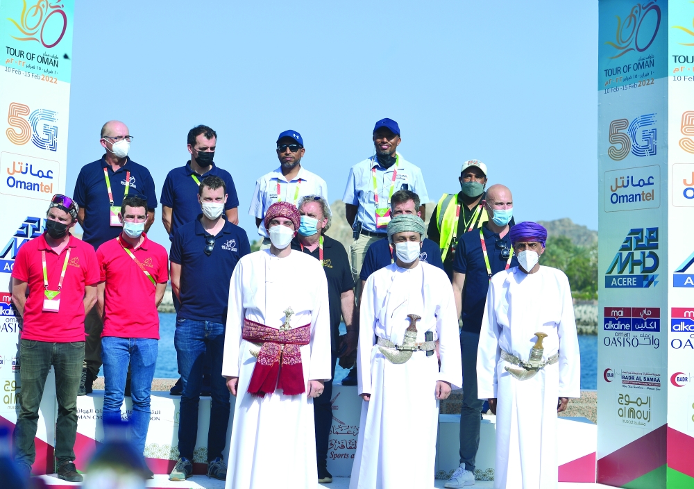 فريق آرخيا ساسيك الفرنسي يتوج بطواف عمان في نسخته الـ 11