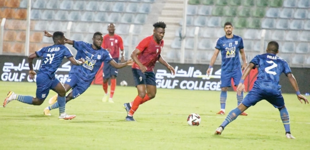 النصر يقلب تأخره أمام مسقط ويفوز عليه بهدفين لهدف