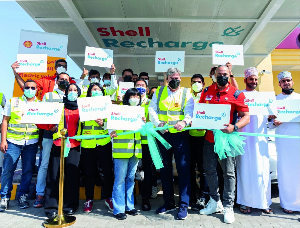 Shell Oman launches first (EV) charging hub