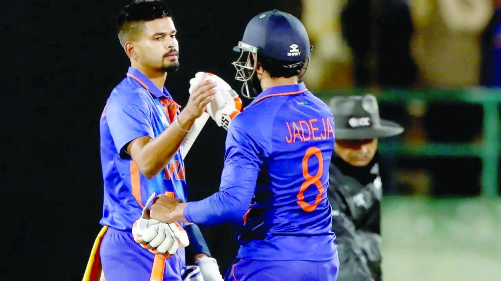 Iyer leads India to T20I series win over Lanka