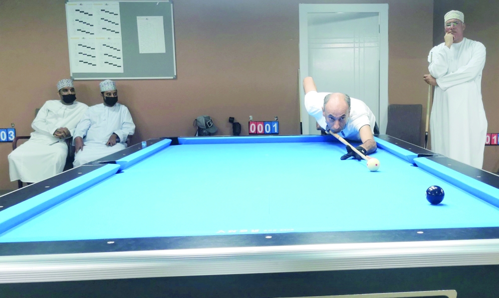 قدير عباس يتوج بالسنوكر والهاشمي يحصد لقب البلياردو