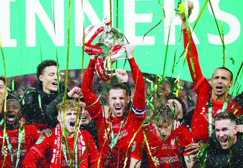 Liverpool lift EFL Cup after penalties drama