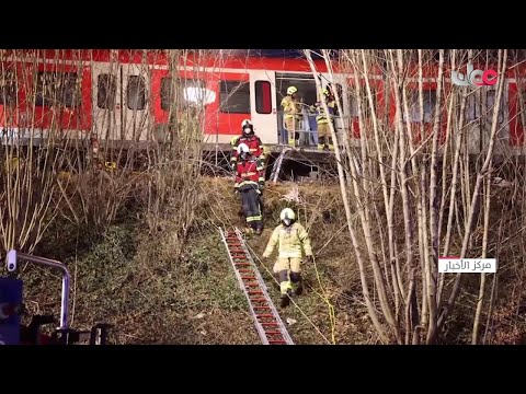 الشرطة الألمانية: وفاة شخص وإصابة 10  على الأقل جراء اصطدام بين قطارين قرب ميونيخ