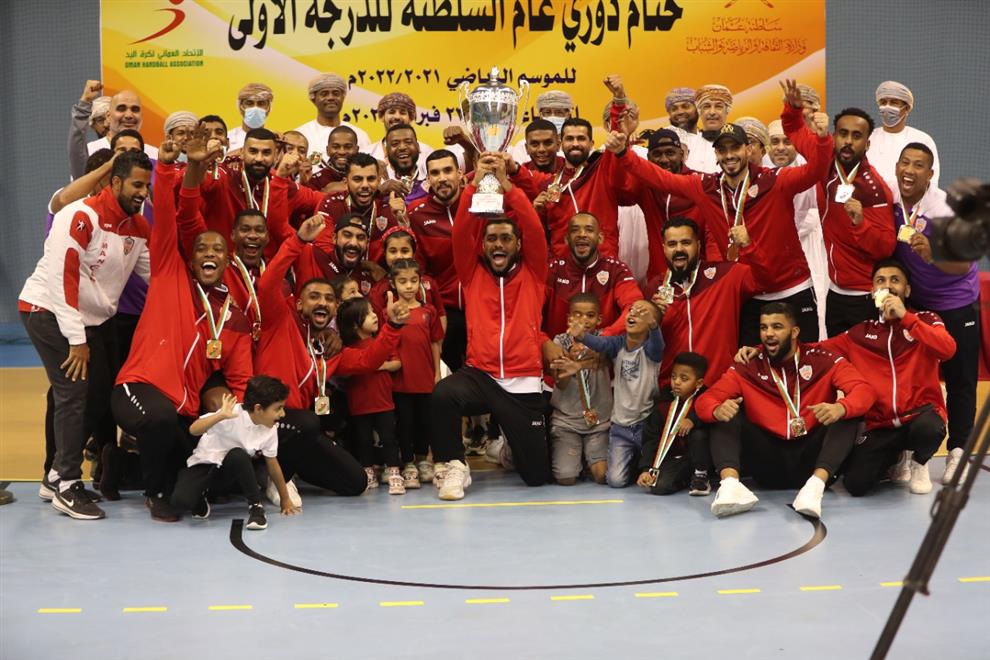نادي عُمان يُتوّج بطلًا لدوري عام سلطنة عُمان لكرة اليد