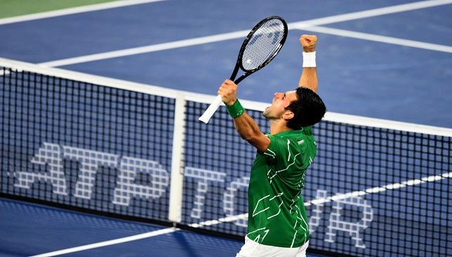 ديوكوفيتش يفوز على موسيتي في بطولة دبي للتنس