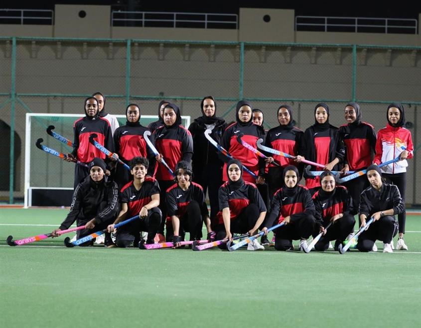 ختام المعسكر التدريبي الثاني لهوكي النساء بمسقط