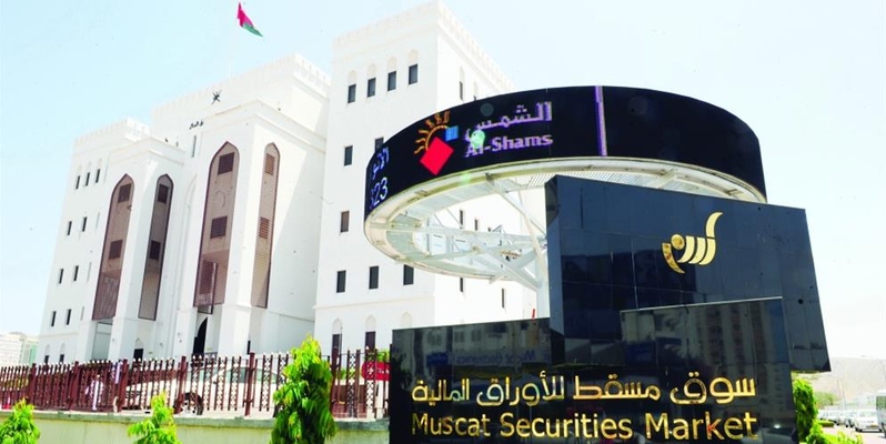 مؤشر بورصة مسقط يغلق مرتفعًا بنسبة 08ر0بالمائة