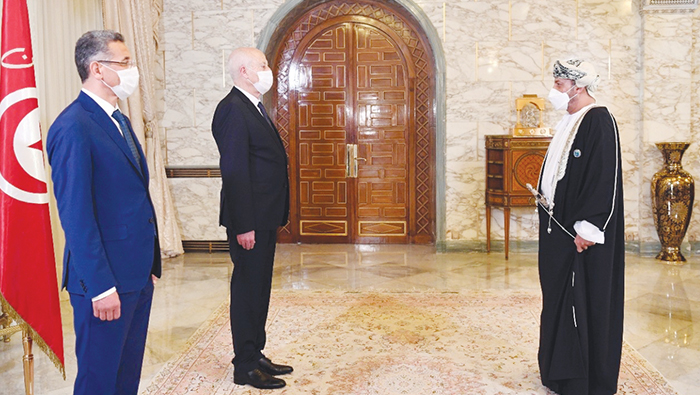 Minister of Interior conveys His Majesty’s greetings to the President of Tunisia