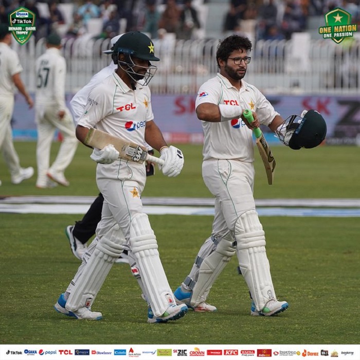 Pakistan openers score tons against Australia as Test ends in a draw