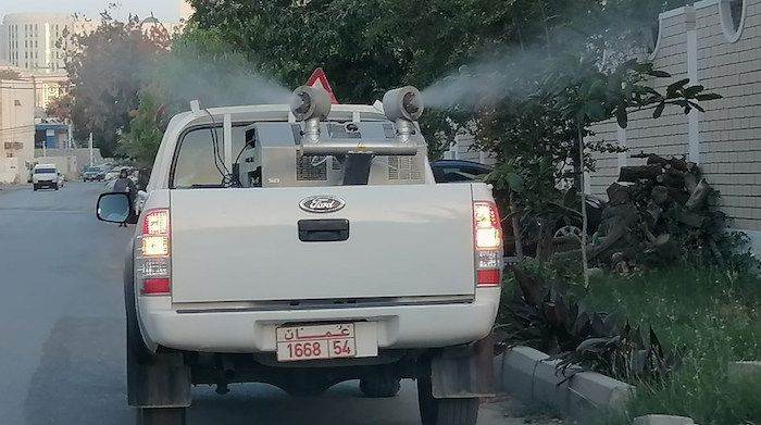 Pesticide spraying operations intensified across Muscat