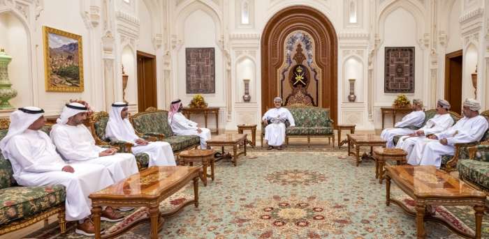 HM The Sultan gives audience to UAE National Security Advisor
