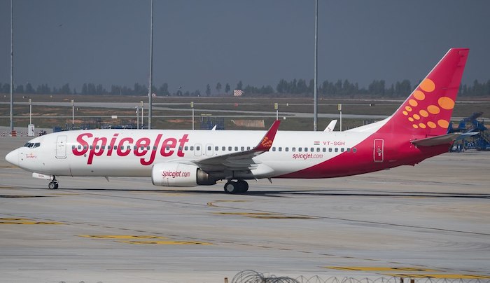 SpiceJet flight collides with electric pole at Delhi airport