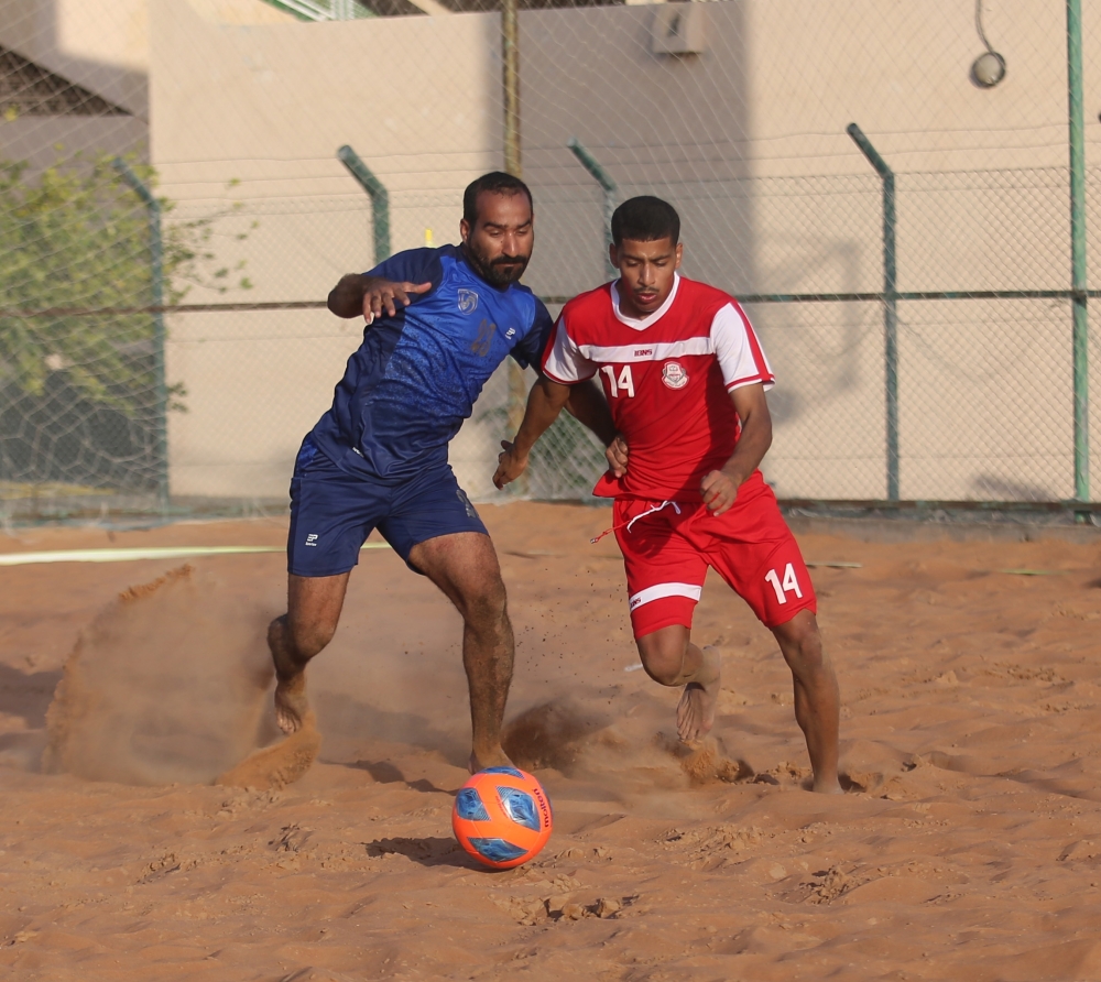 صحم يبلغ المرحلة الثانية من دوري كرة القدم الشاطئية