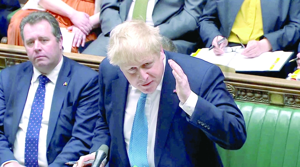 جونسون يعد زيلينسكي بإصدار “أقوى إدانة ممكنة” من الأمم المتحدة للهجوم الروسي