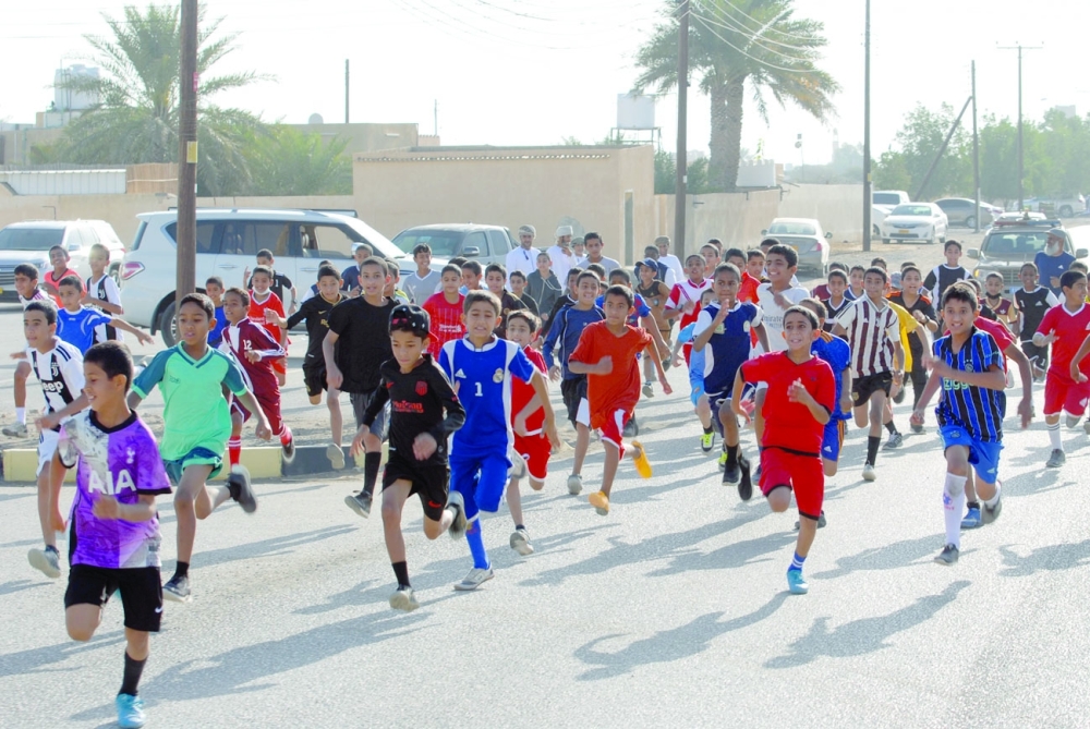 فعاليات متنوعة في اليوم الرياضي بمدارس المضيبي