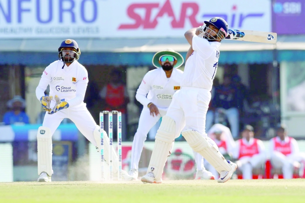 Pant blitz helps India in Kohli's 100th Test