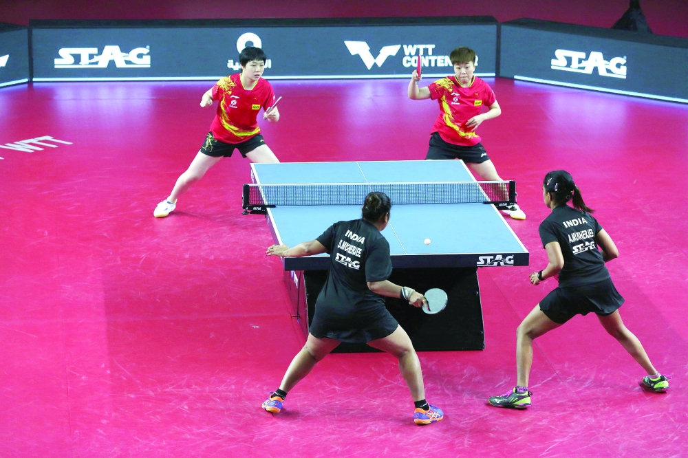 الصين تهيمن على ألقاب بطولة عمان الدولية التنافسية لكرة الطاولة