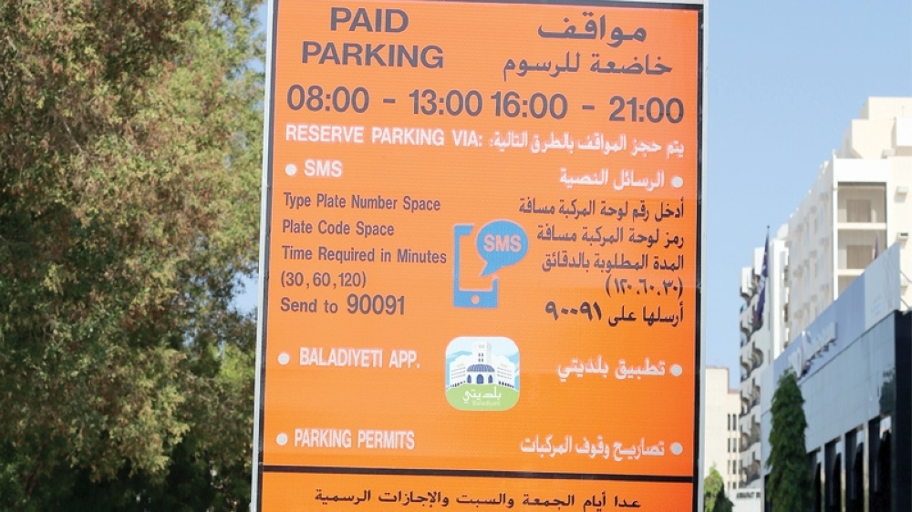 More paid parking spots from Sunday