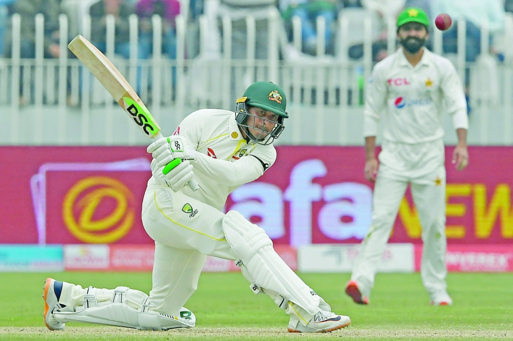 Khawaja misses ton as Pakistan Test hit by rain