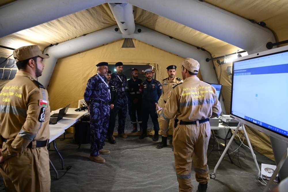 الفريق الوطني للبحث والإنقاذ يختتم مشاركته بقطر