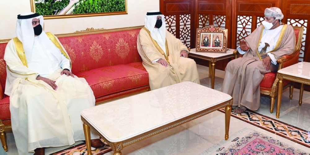 وزير الداخلية يستقبل رئيس الاتحادين البحريني والدولي للرياضة للجميع