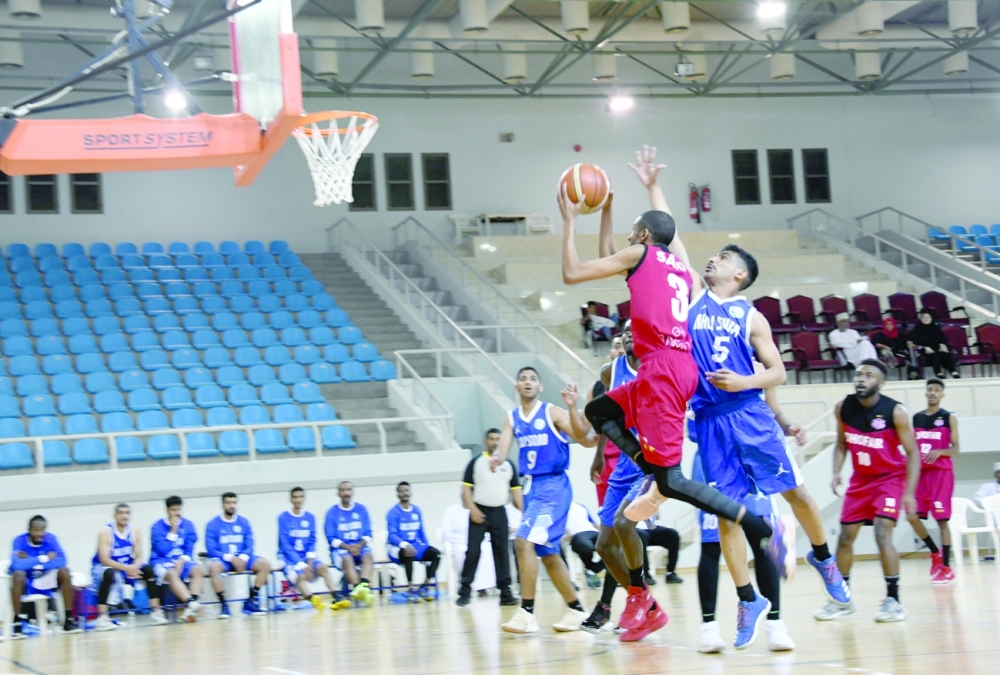 أهلي سداب يفوز على ظفار في درع الوزارة للسلة