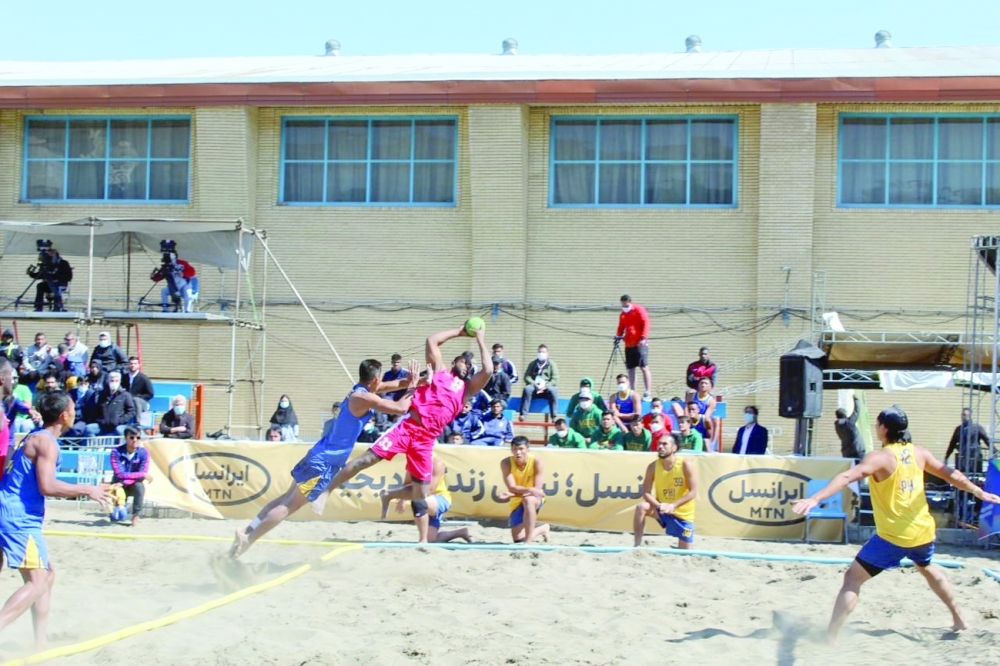 منتخب اليد الشاطئية يفوز على الفلبين .. ويلاقي إيران غداً