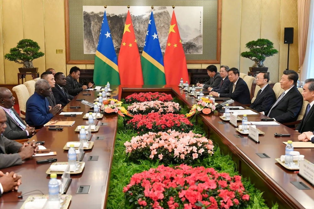 مسودة اتفاقية أمنية بين بكين وجزر سليمان تثير القلق في المحيط الهادي