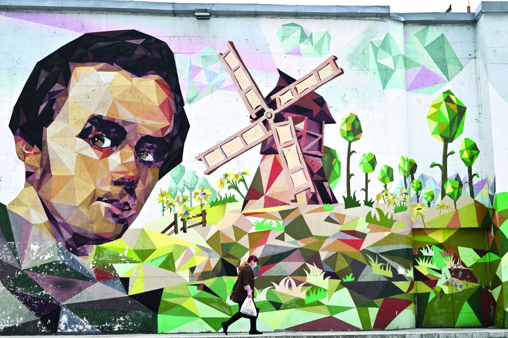 اشكال الفنّ تتكيف مع طبول الحرب في مدينة لفيف الأوكرانية