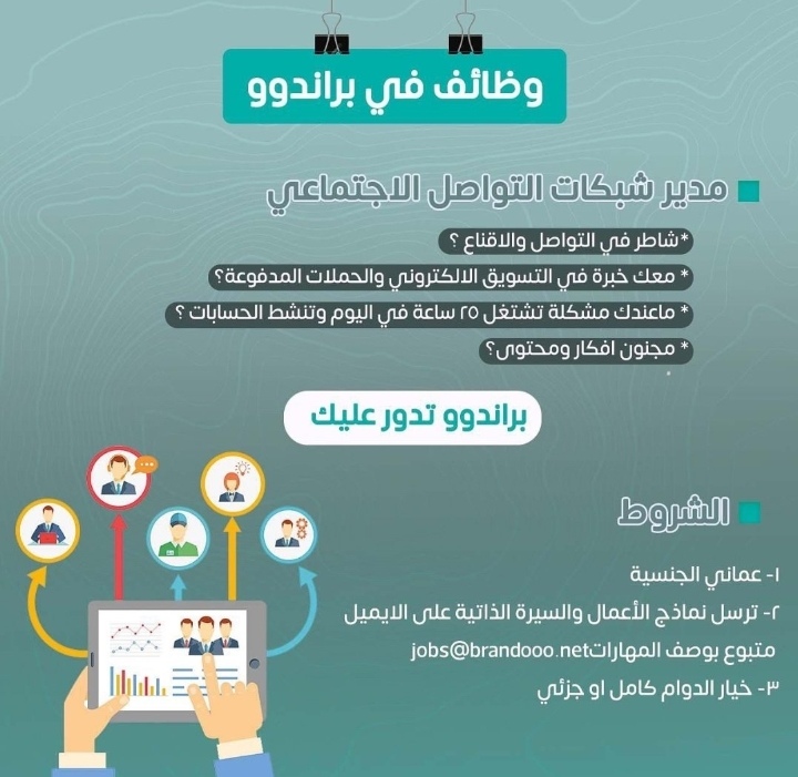 شركة براندوو تعلن وظائف شاغرة 4 IMG ٢٠٢٢٠٣١٥ ٠١٢٤٠٢
