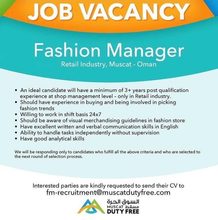 السوق الحرة مسقط تعلن وظائف شاغرة 4 IMG ٢٠٢٢٠٣١٦ ٠٠١٤٠٢