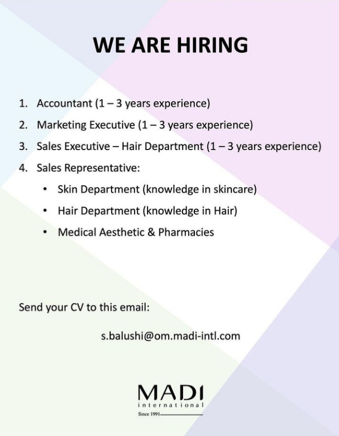 شركة ماضي الدولية تعلن وظائف شاغرة 2 IMG ٢٠٢٢٠٣٢٤ ١٤٠٣٠٦