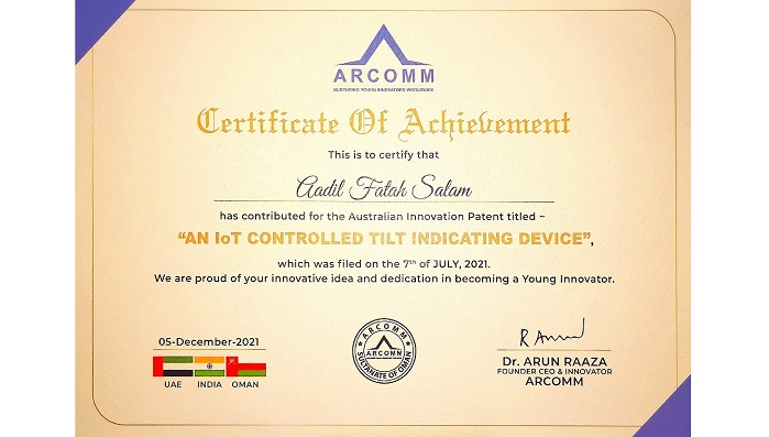 ISG student contributes to history in the making