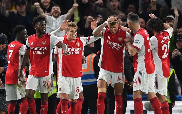 Premier League: Nketiah, Rowe, Bukayo shine as Arsenal register 4-2 win over Chelsea