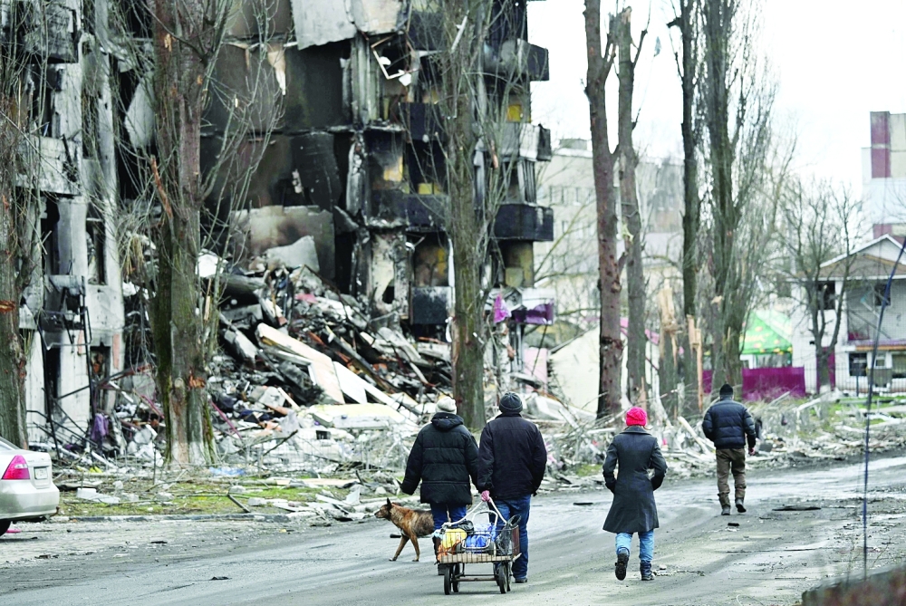 الحرب الاوكرانية تعيد لهم بعضا من “الصور المؤلمة” التي شهدتها بلادهم