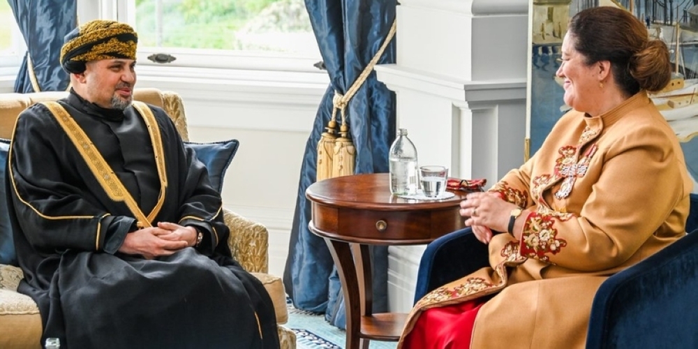 تحيات جلالة السُّلطان إلى الحاكم العام لنيوزيلندا ينقلها سفير سلطنة عُمان