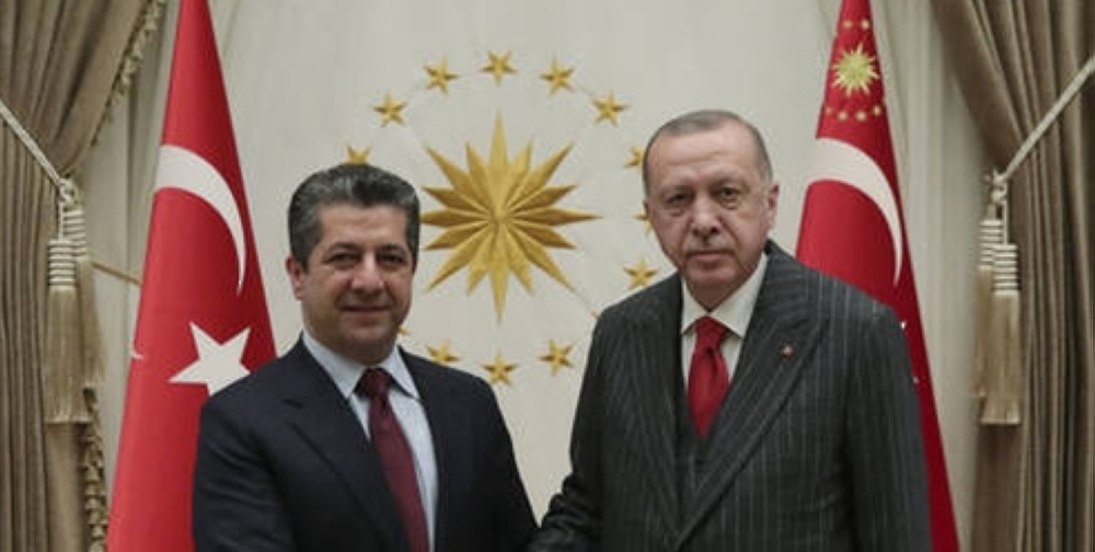 أردوغان يستقبل مسؤولا عراقيا ويبحث معه التطورات الإقليمية