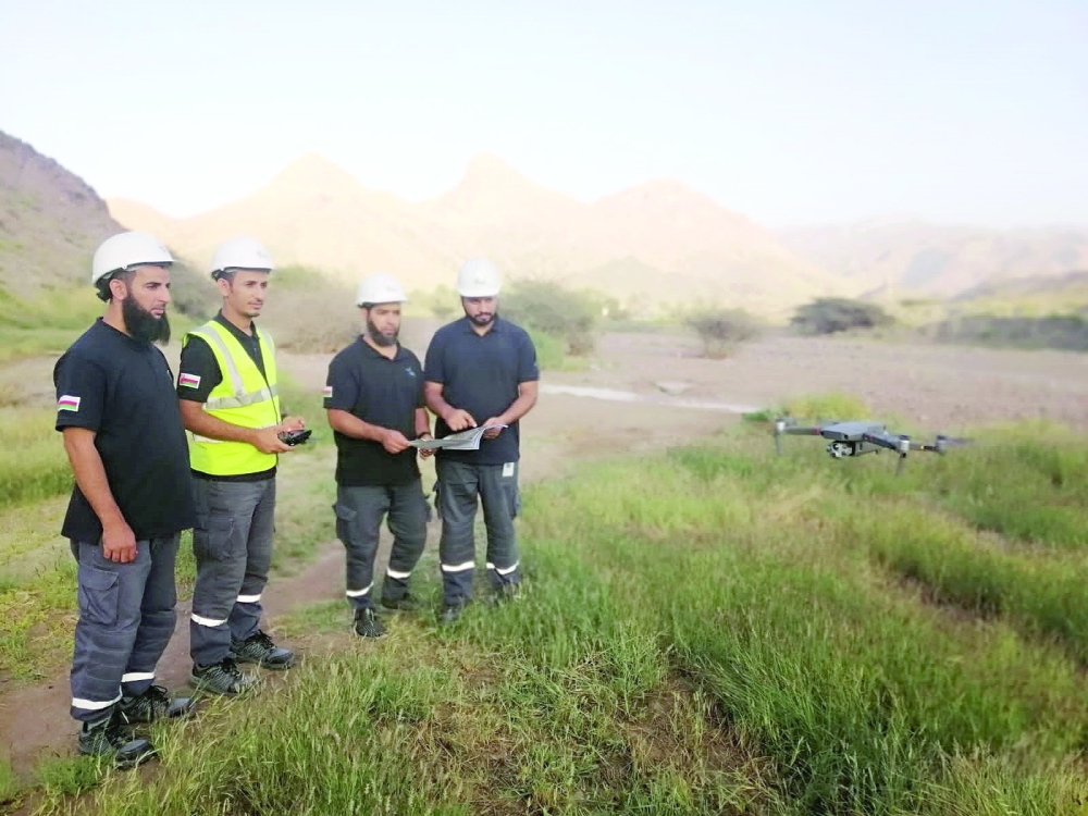 طائرات الدرون لمراقبة شبكات المياه