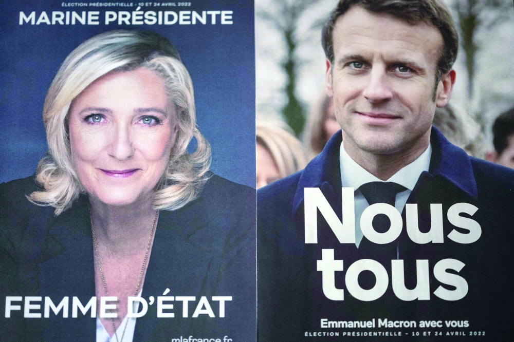 ماكرون ولوبن .. رؤيتان متناقضتان للمسائل العالمية