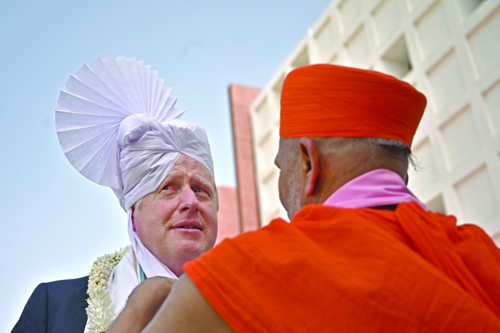 جونسون في الهند لتوطيد العلاقات الاستراتيجية في التجارة والدفاع