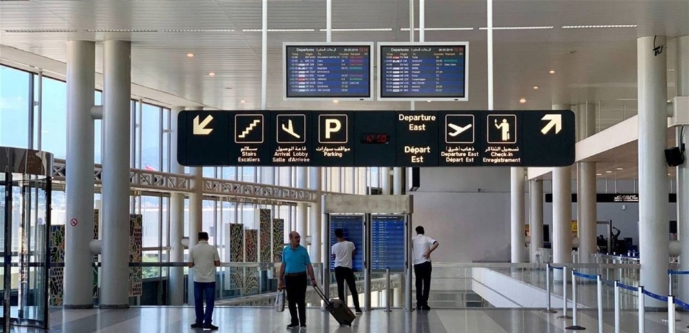 لبنان : ارتفاع حركة المسافرين بمطار بيروت بنسبة 50 %