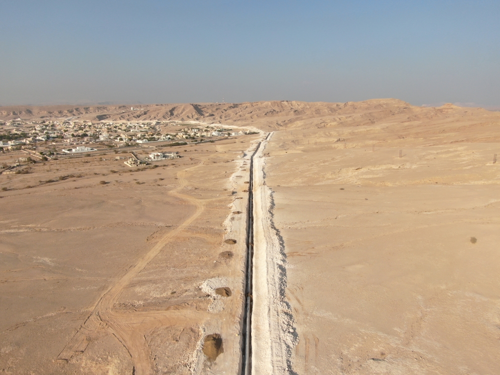 بدء التشغيل التجريبي لخط المياه من صحار إلى الظاهرة بتكلفة تتجاوز 150 مليون ريال