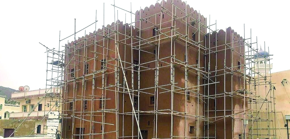 إعادة ترميم حصن ولاية سدح التاريخي العام الحالي