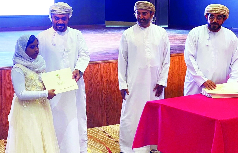 تكريم الفائزين في المسابقات الرمضانية بنادي خصب