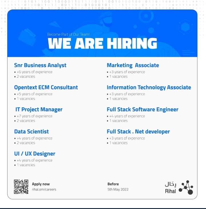 شركة رحال تعلن وظائف شاغرة 2 IMG ٢٠٢٢٠٤٢٢ ٠٦٣٧١٢