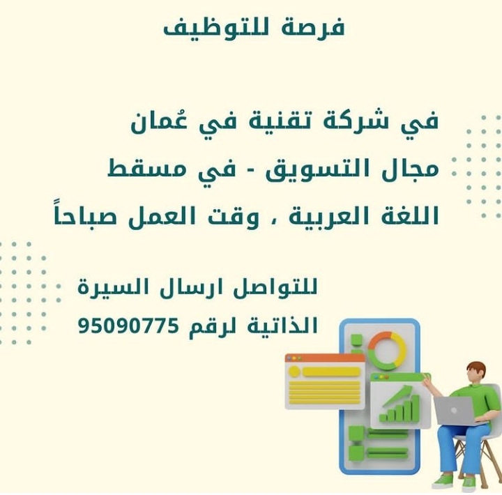 شركة تقنية في مسقط تعلن وظيفة شاغرة 2 IMG ٢٠٢٢٠٤٢٣ ٠٠٤١٣٤