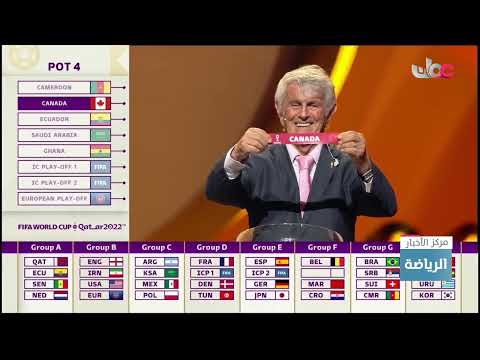 قرعة كأس العالم 2022 م تضع المنتخبات العربية في مجموعات صعبة